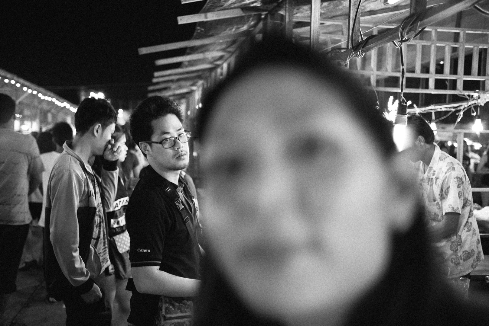 Nong, my local guide and Ms.Phuncita photo bombing.