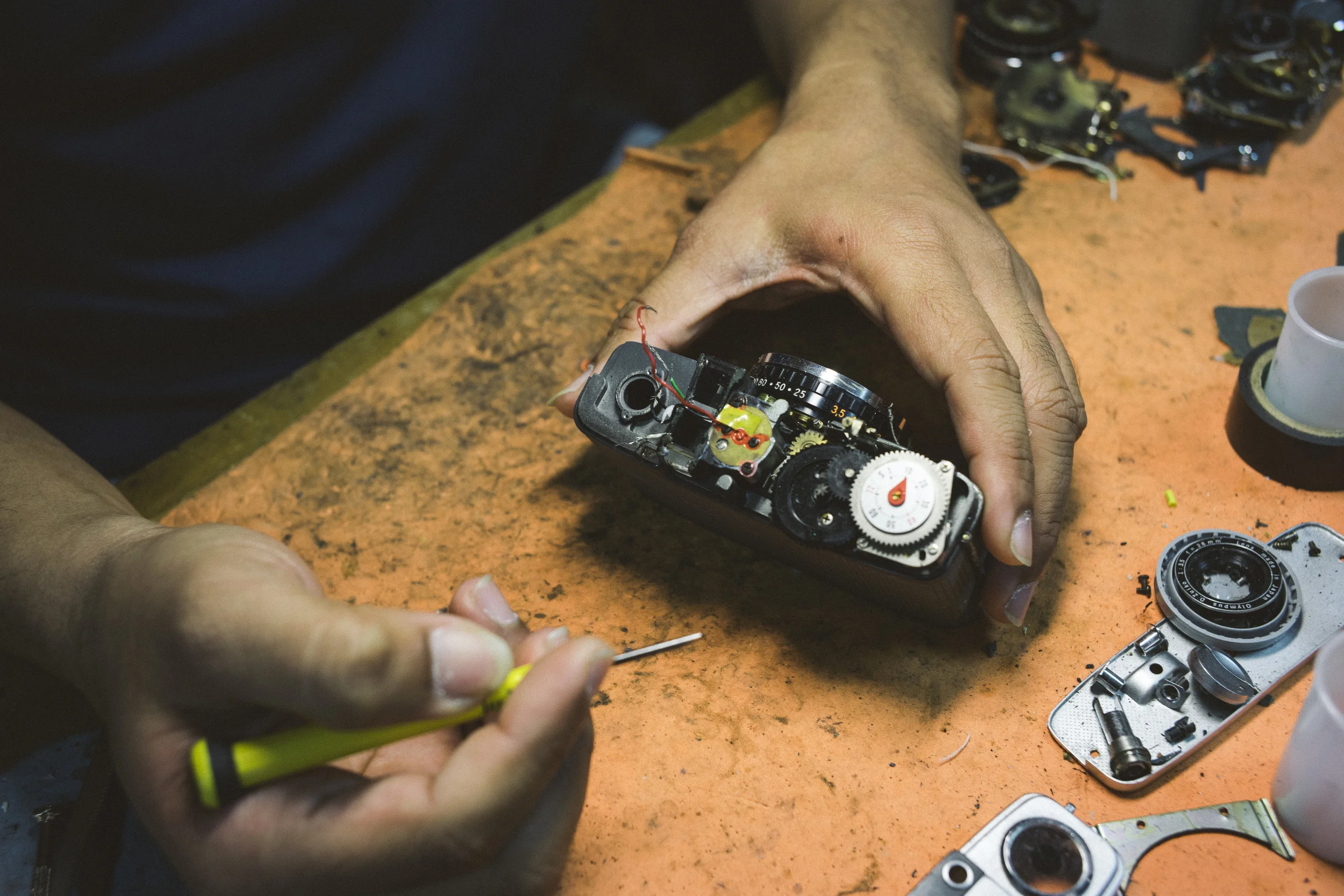fixing an old SLR