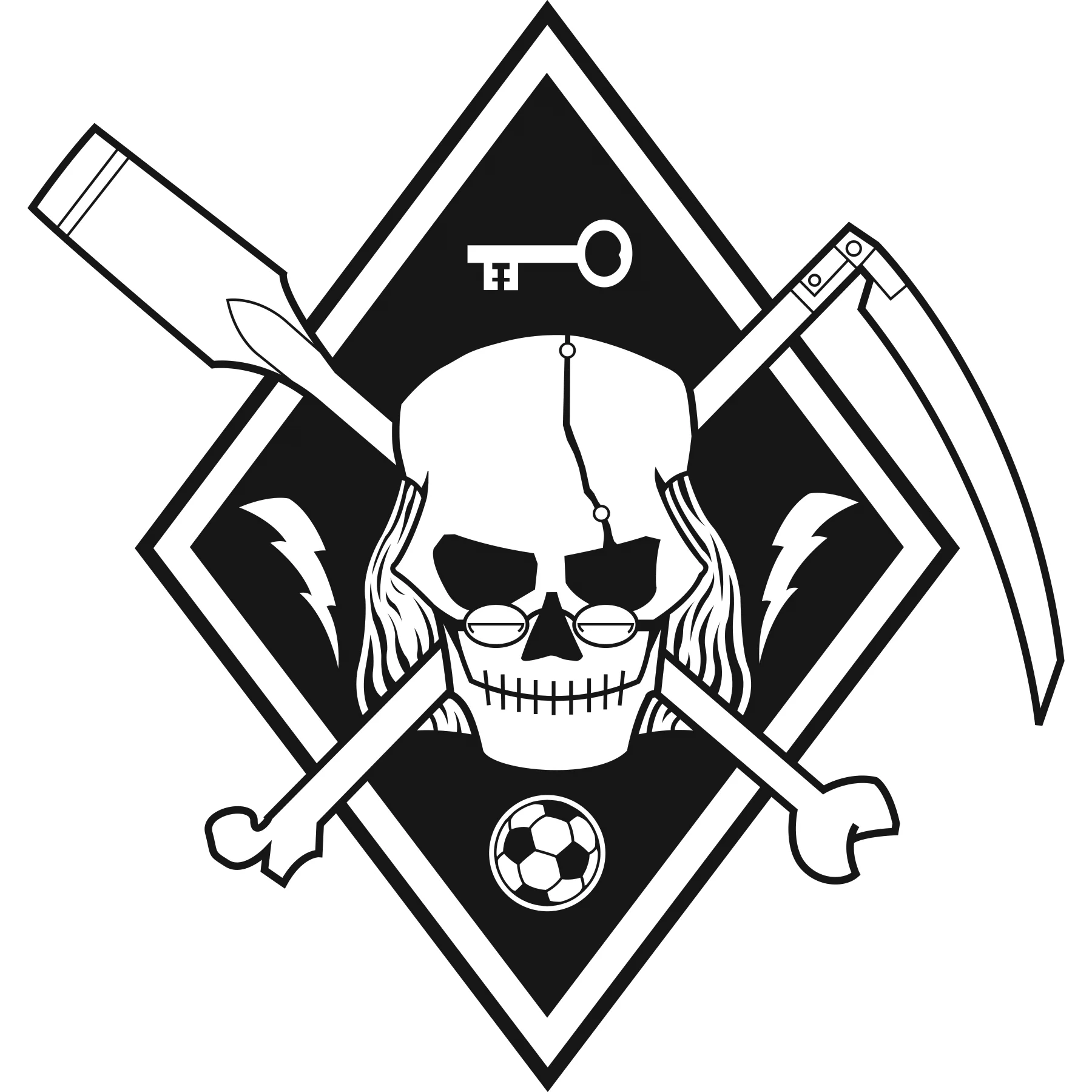 Secondary Logo - Black & White
