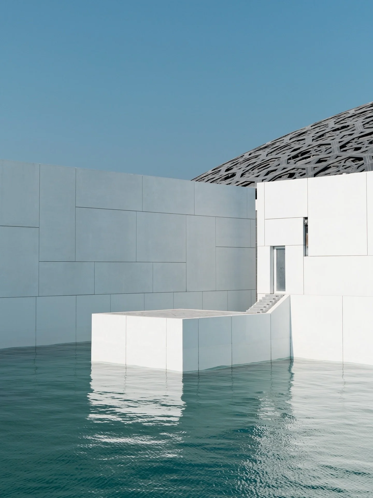 textures at the louvre abu dhabi.