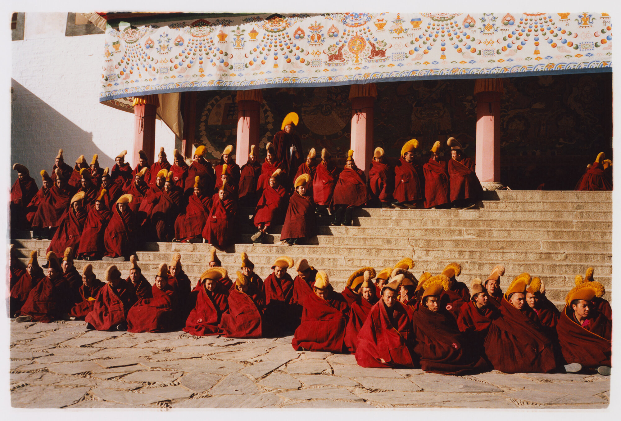 Yellow Hats at Labrang Monastery I, Xiahe, Tibet, 2019