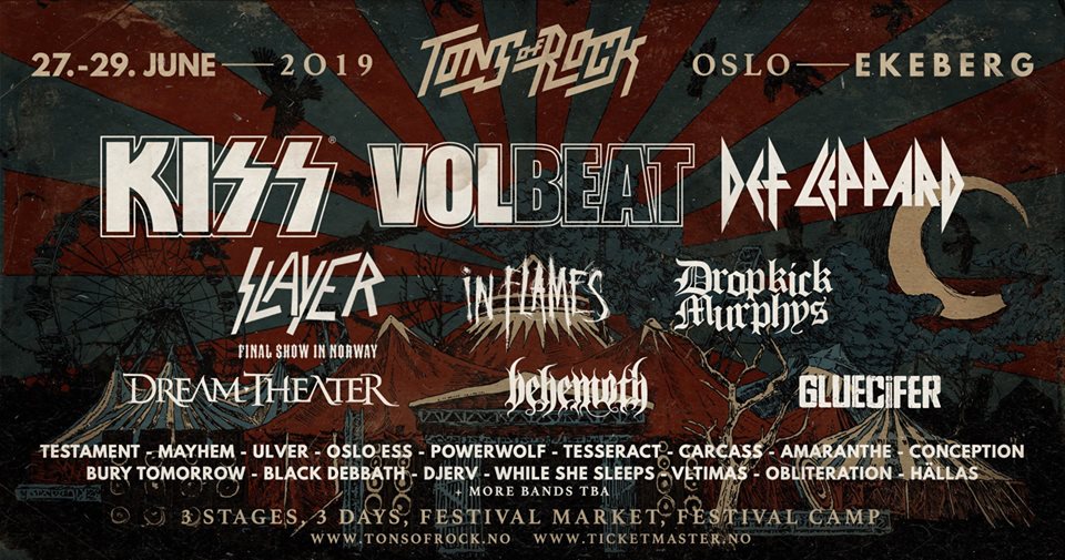 Måge lomme Bangladesh TONS of ROCK 2019 — OSLO FJORD
