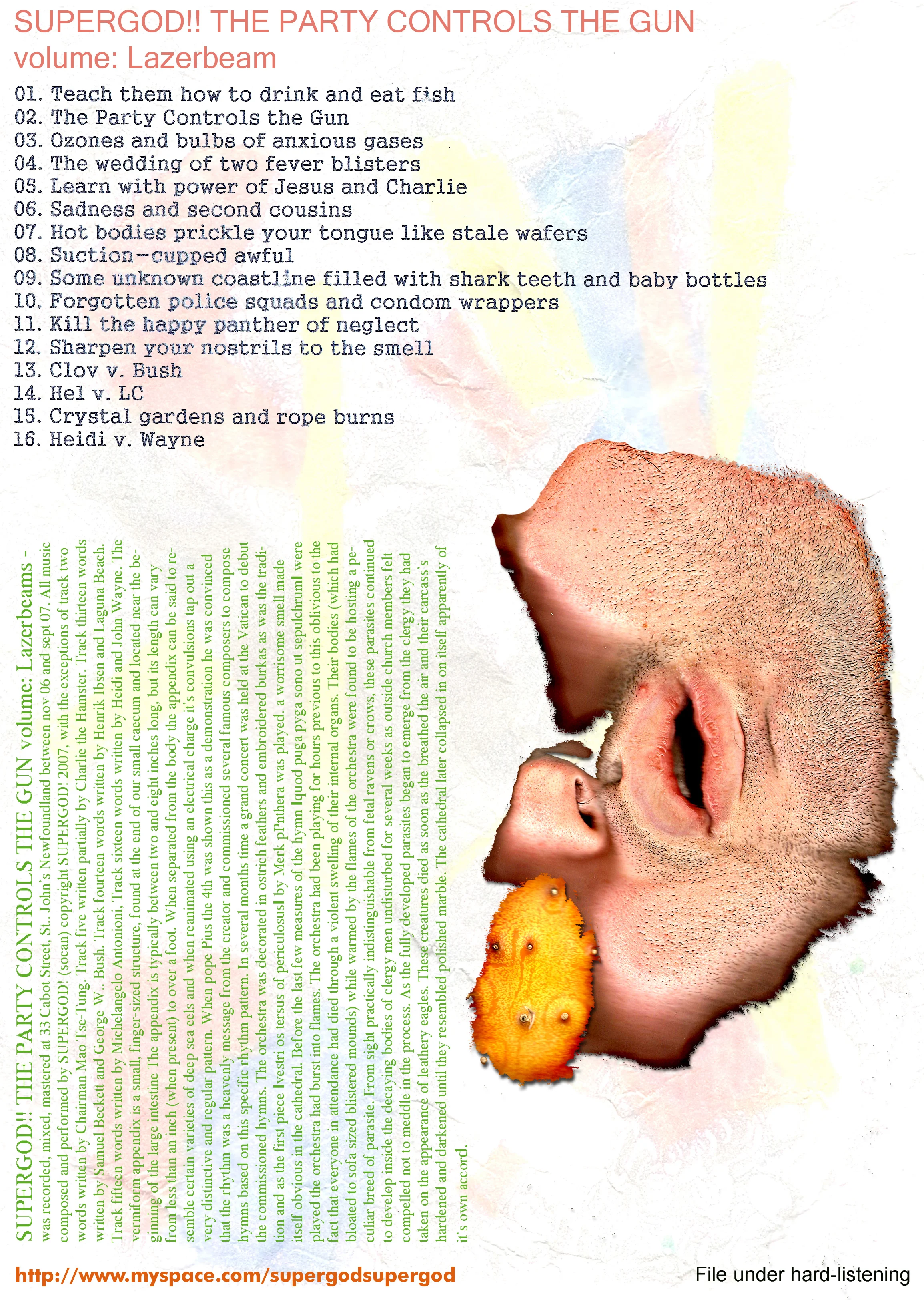 vol Lazerbeam - back cover