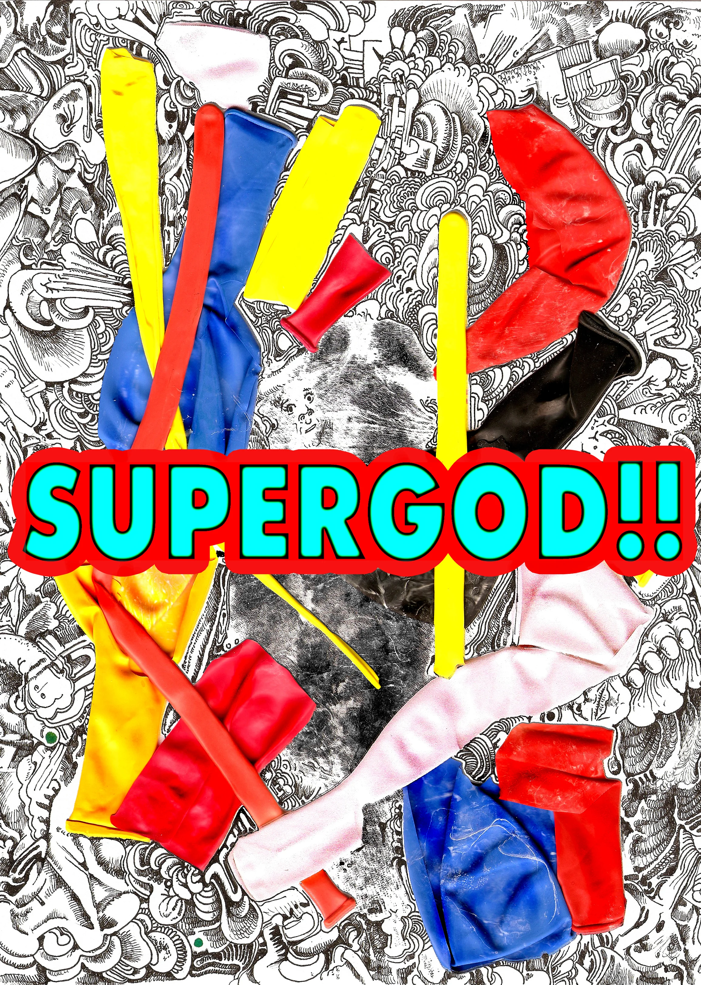 SUPERGOD! The Party Controls The Gun - vol Lazerbeam - front cover