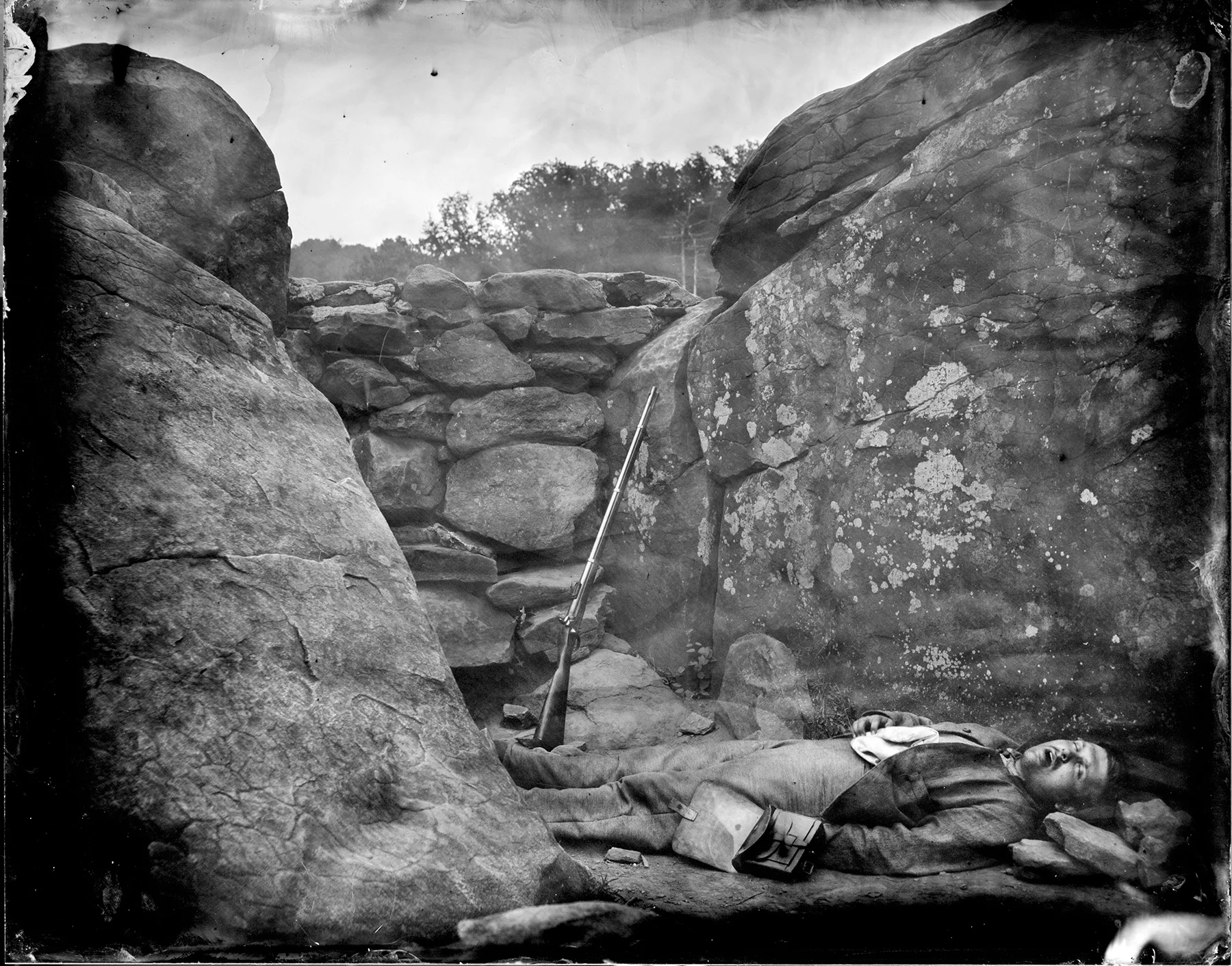 Sharpshooter's Den After Gardner, Gettysburg, 2013