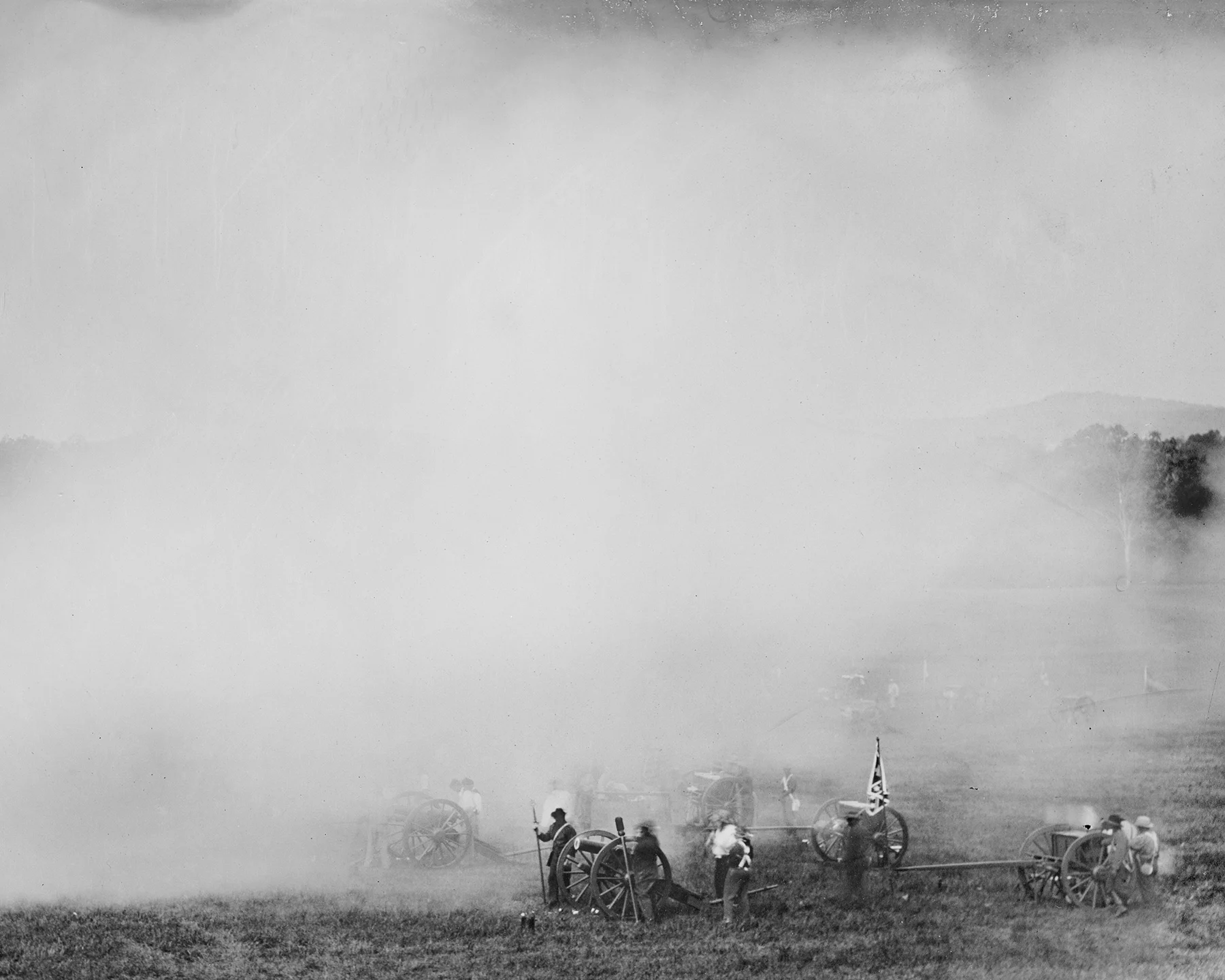 Artillery and Smoke, Gettysburg, 2011