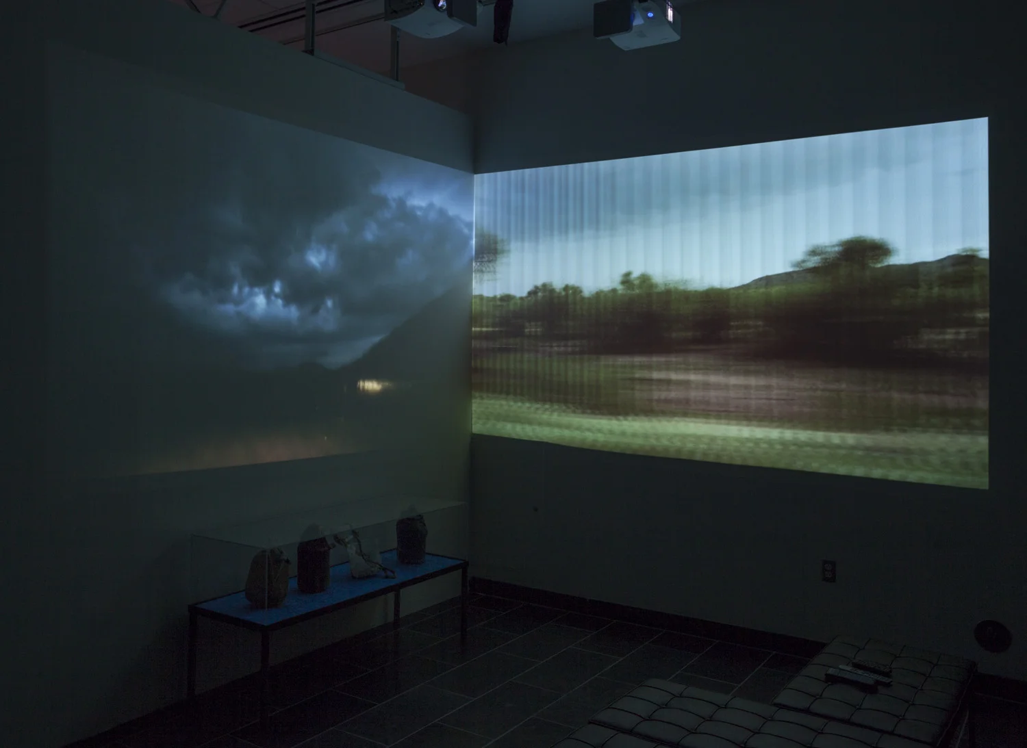 State of Exception video installation view, University of Michigan, 2012