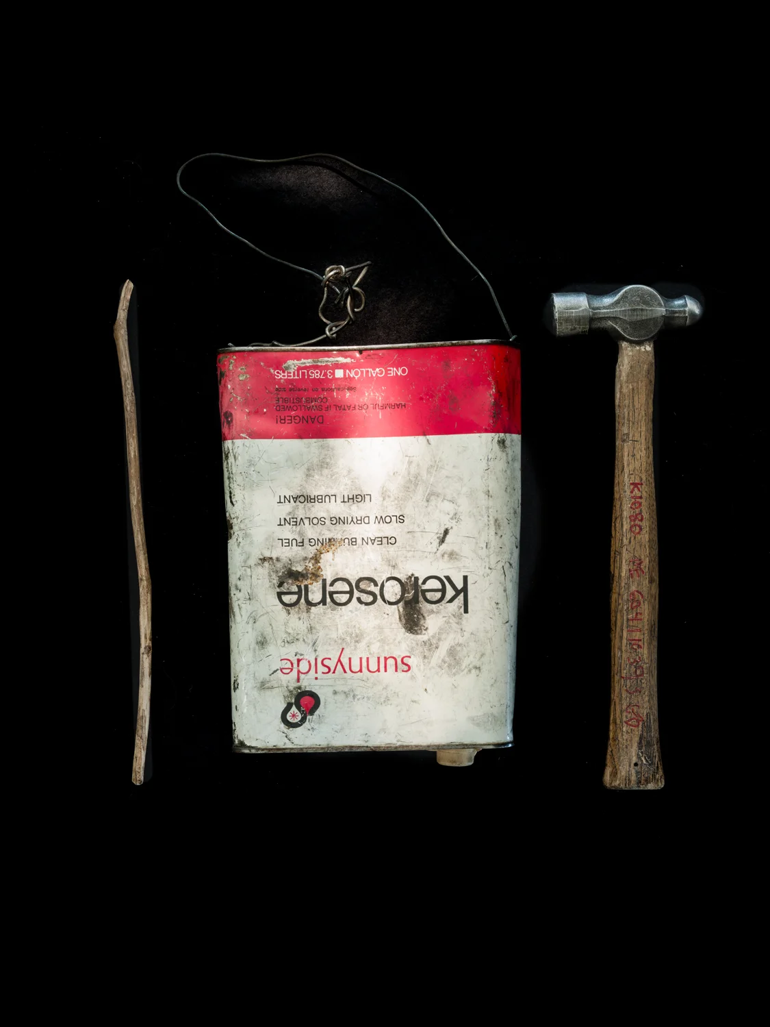 Unabomber Kerosene Container and Tools, 2015