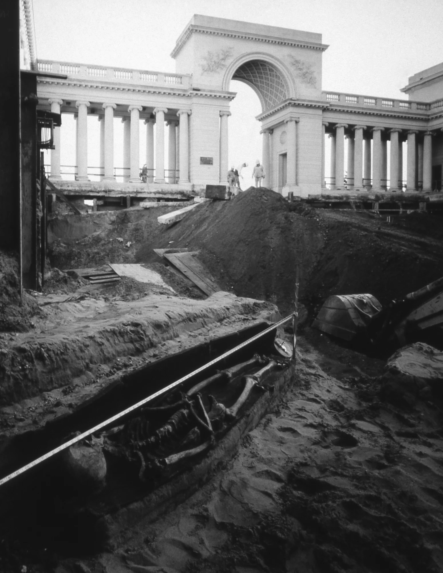 Burial, Angled With Backhoe, 1994