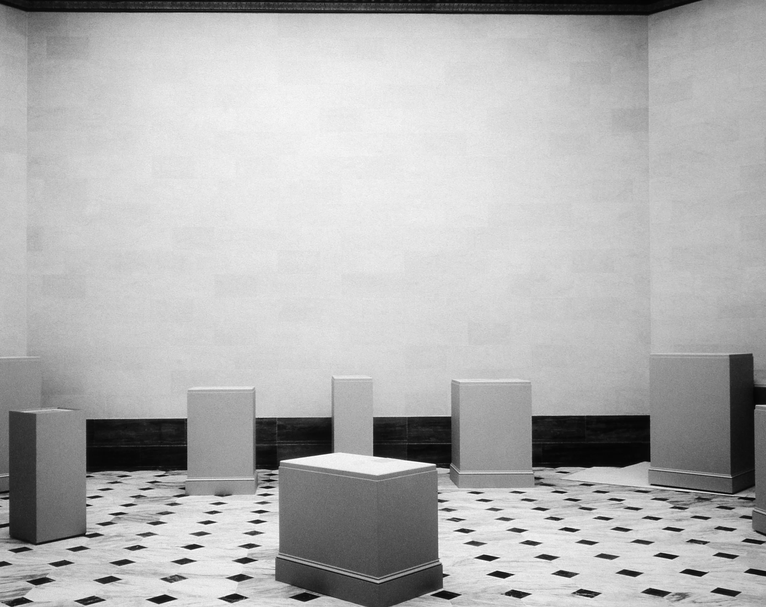 Pedestals, Installation View, 1995