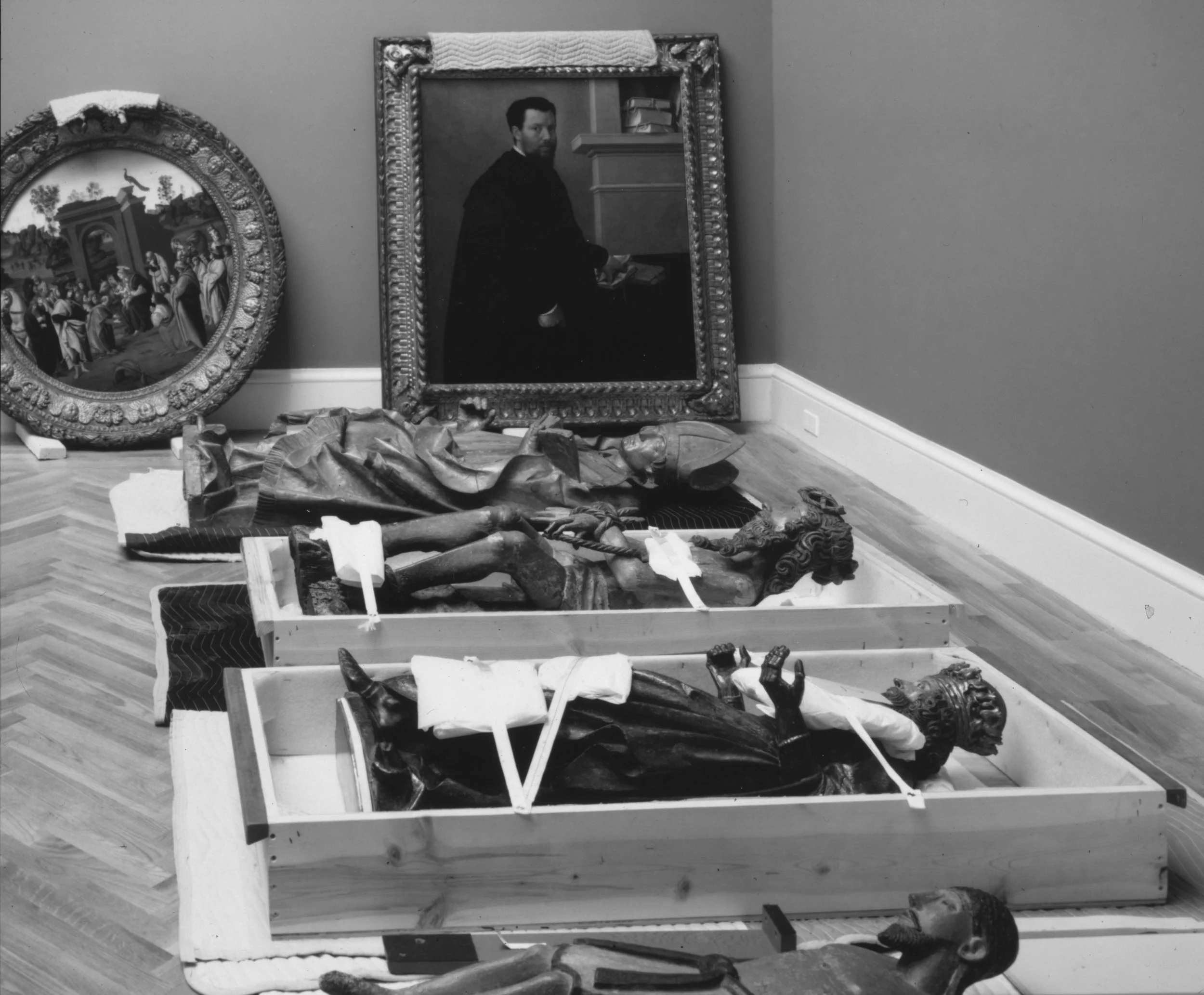Prone Religious Figures, 1995