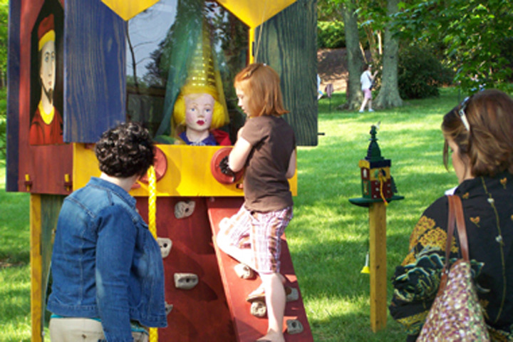 Rapunzel's Tower , detail view
2008
Created for Cheekwood Museum Art & Garden's HAPPILY EVER AFTER Exhibition
