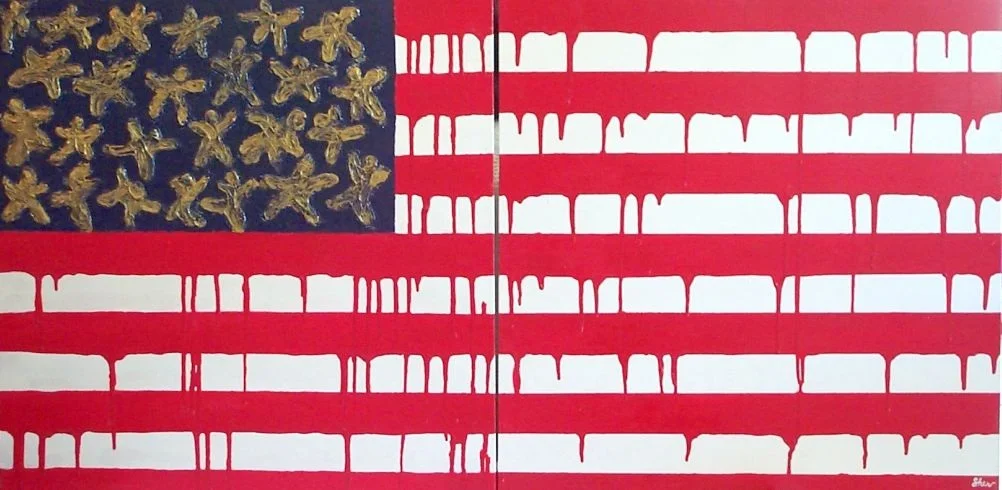 Status: The American Dream, 1998, Painting I with Dr. D. Anne Waters, OWCC