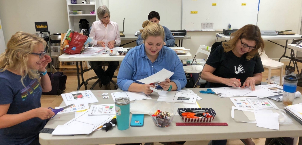Alison, Katina, and Alison at In-Service Training.jpg