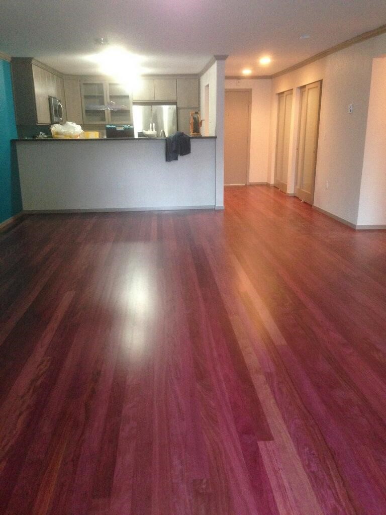 Residential Greater Seattle Floors, Purple Hardwood Floors