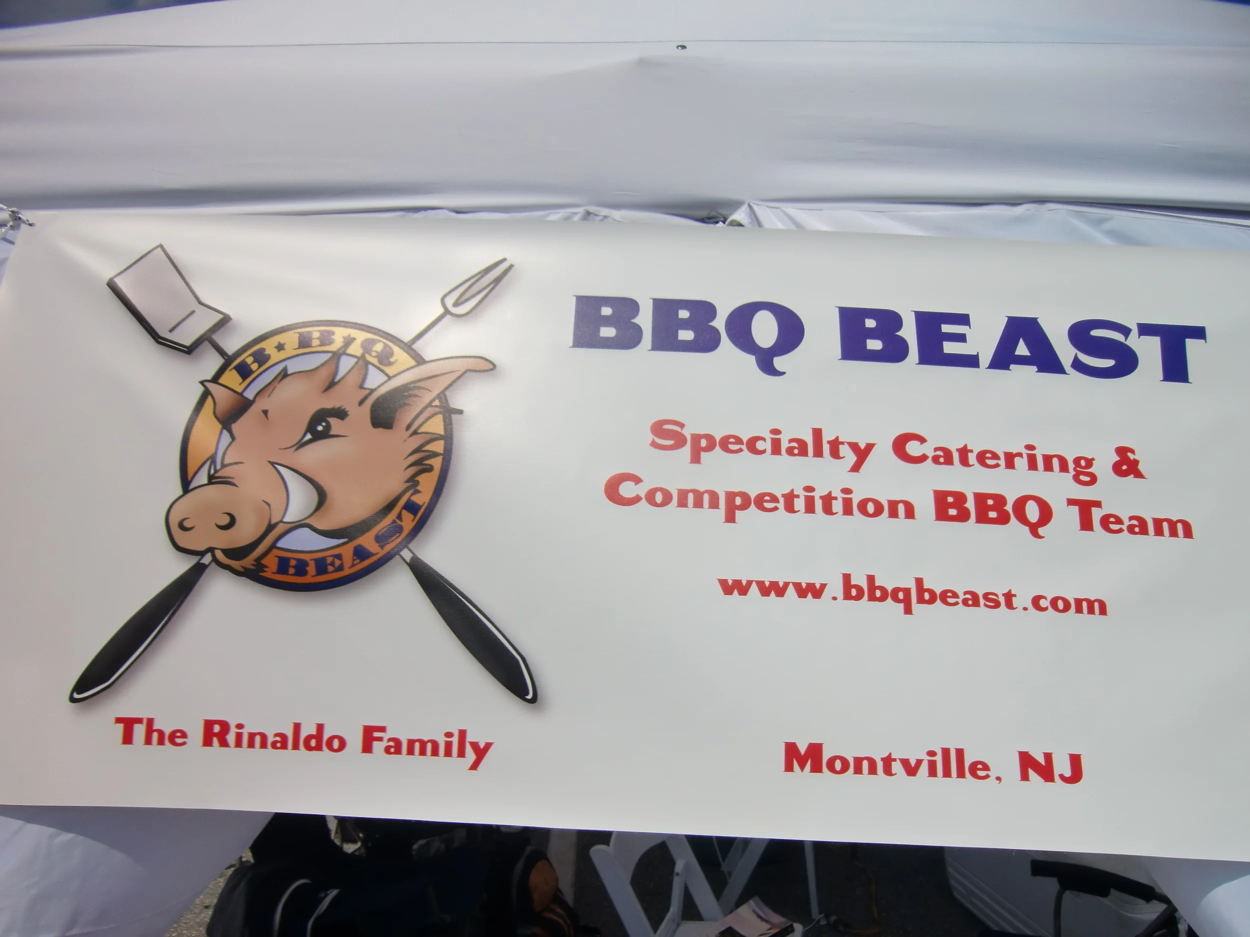 Tent at the NJ State BBQ Championship