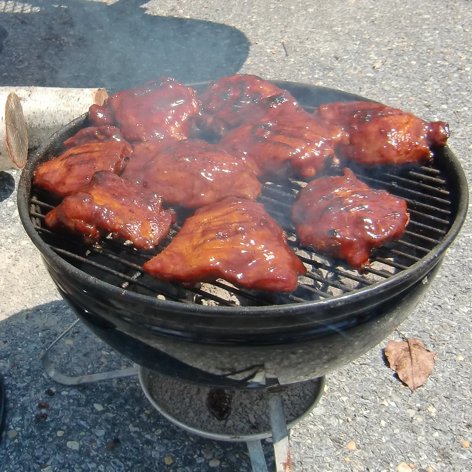 Grilling the Chicken