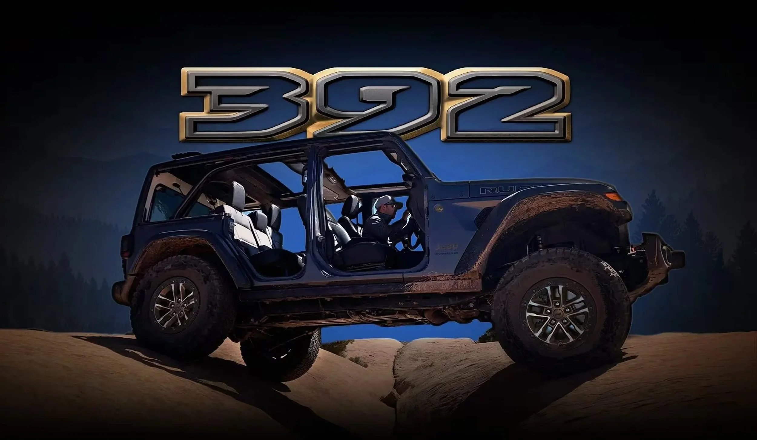 Auto show reveal of the new 470 horsepower Jeep Wrangler 392.