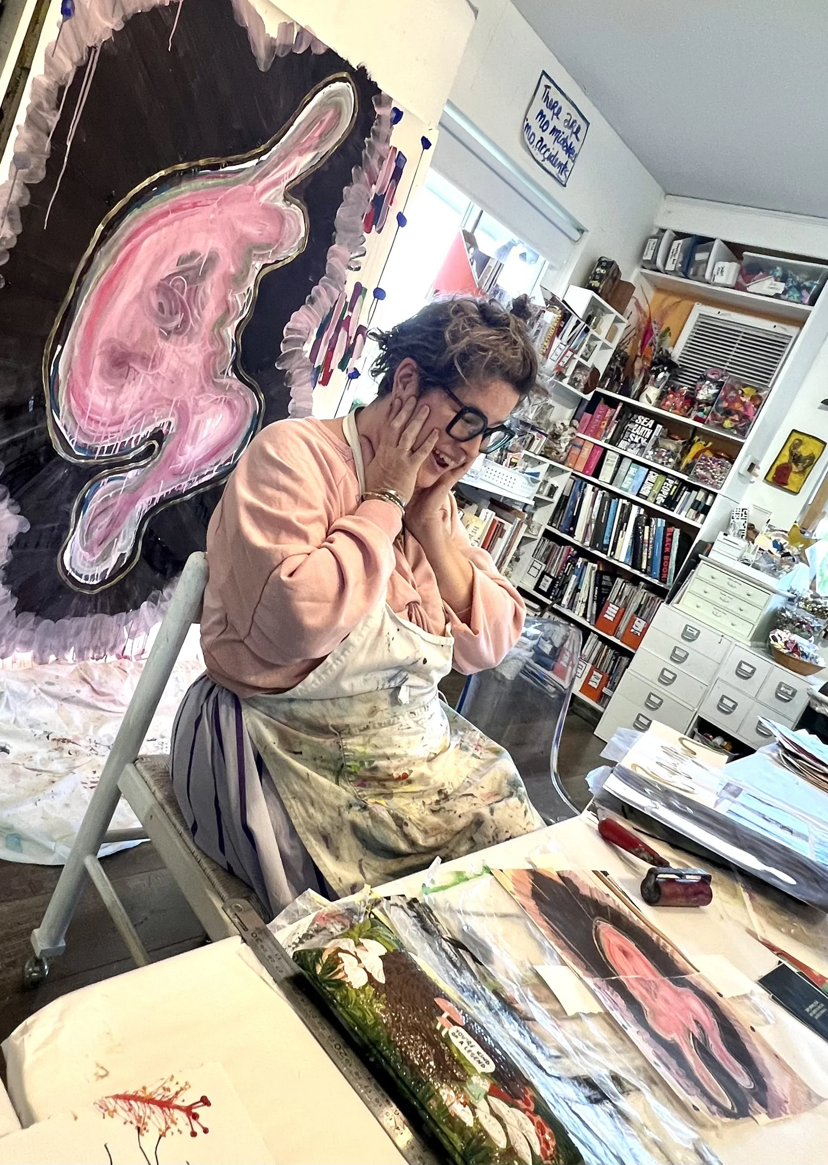 Scratching Around ~ Intuitive Painting + Art Journaling