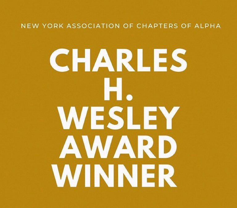 After a rewarding @nyacoa1906 District Conference, we are proud to announce that we are the recipients of the Charles H. Wesley Brotherhood Award! 

This award goes to the alumni and college chapter pair who demonstrated the most collaborative effort