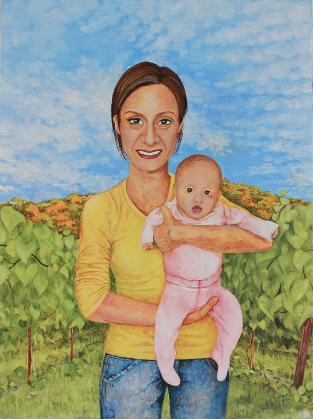 Ali George & Baby Flora