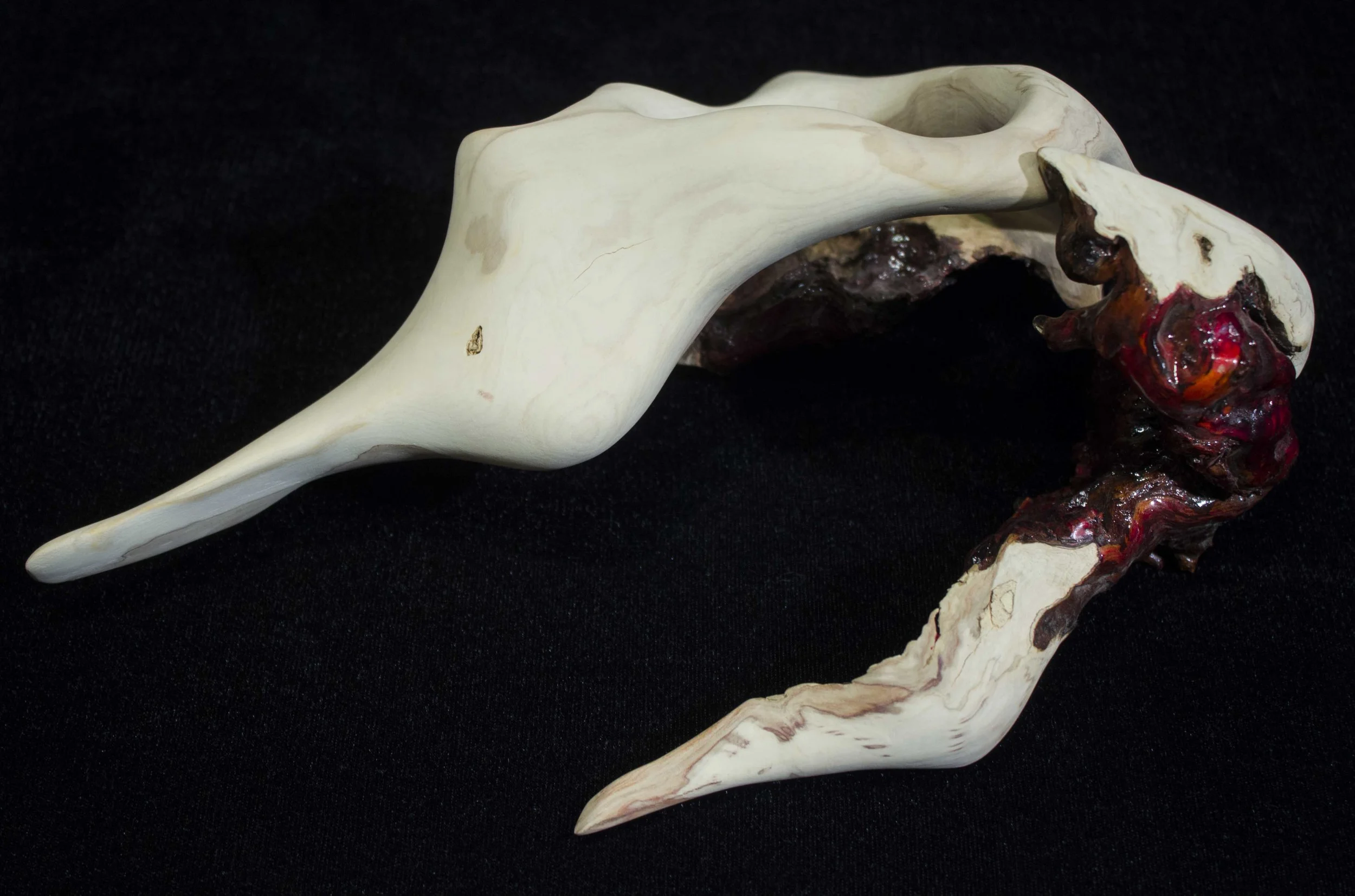 Displacement, 2013. 4” x 8” x 3”. Lilac, resin. Available, contact for price.