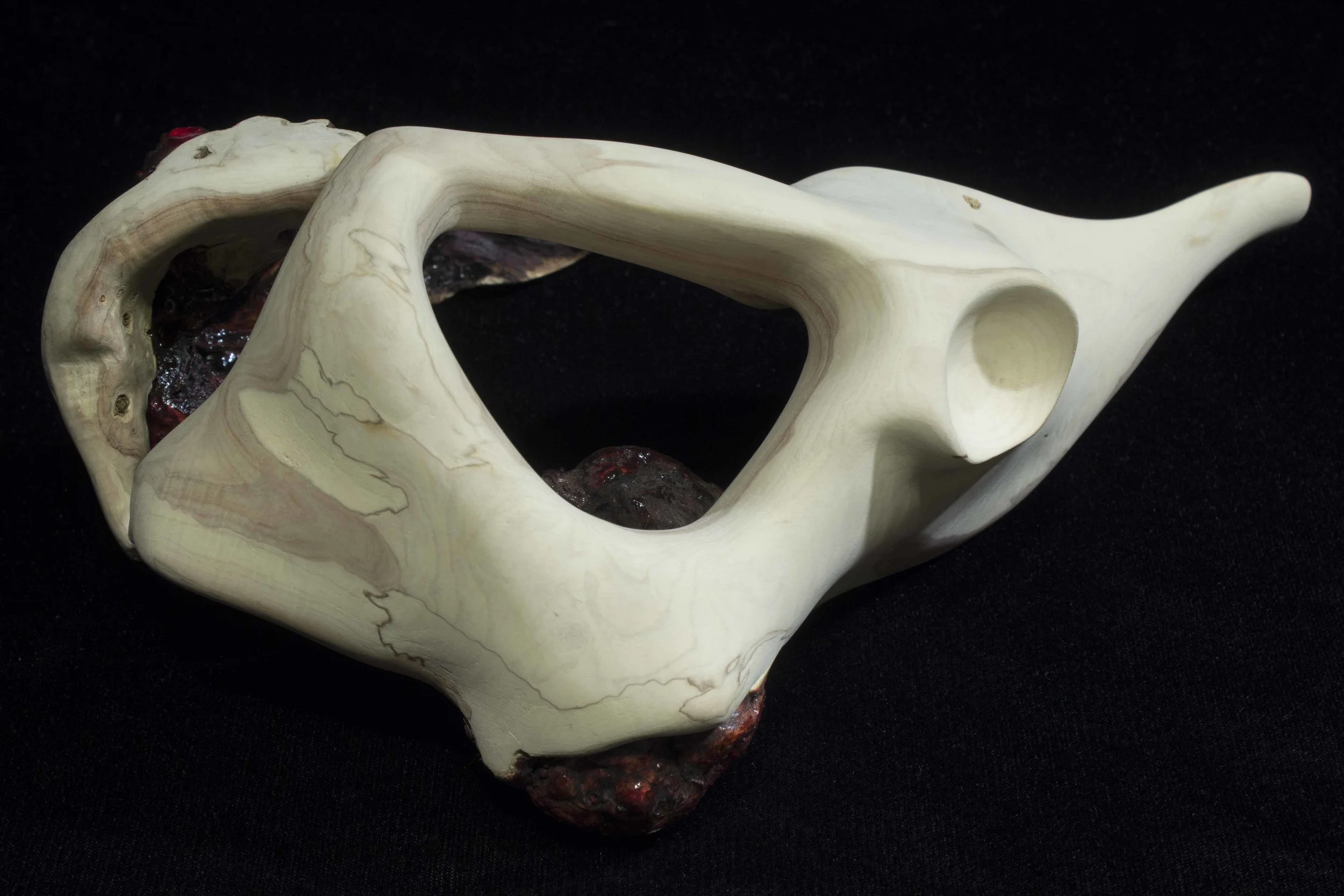 Displacement, 2013. 4” x 8” x 3”. Lilac, resin. Available, contact for price.