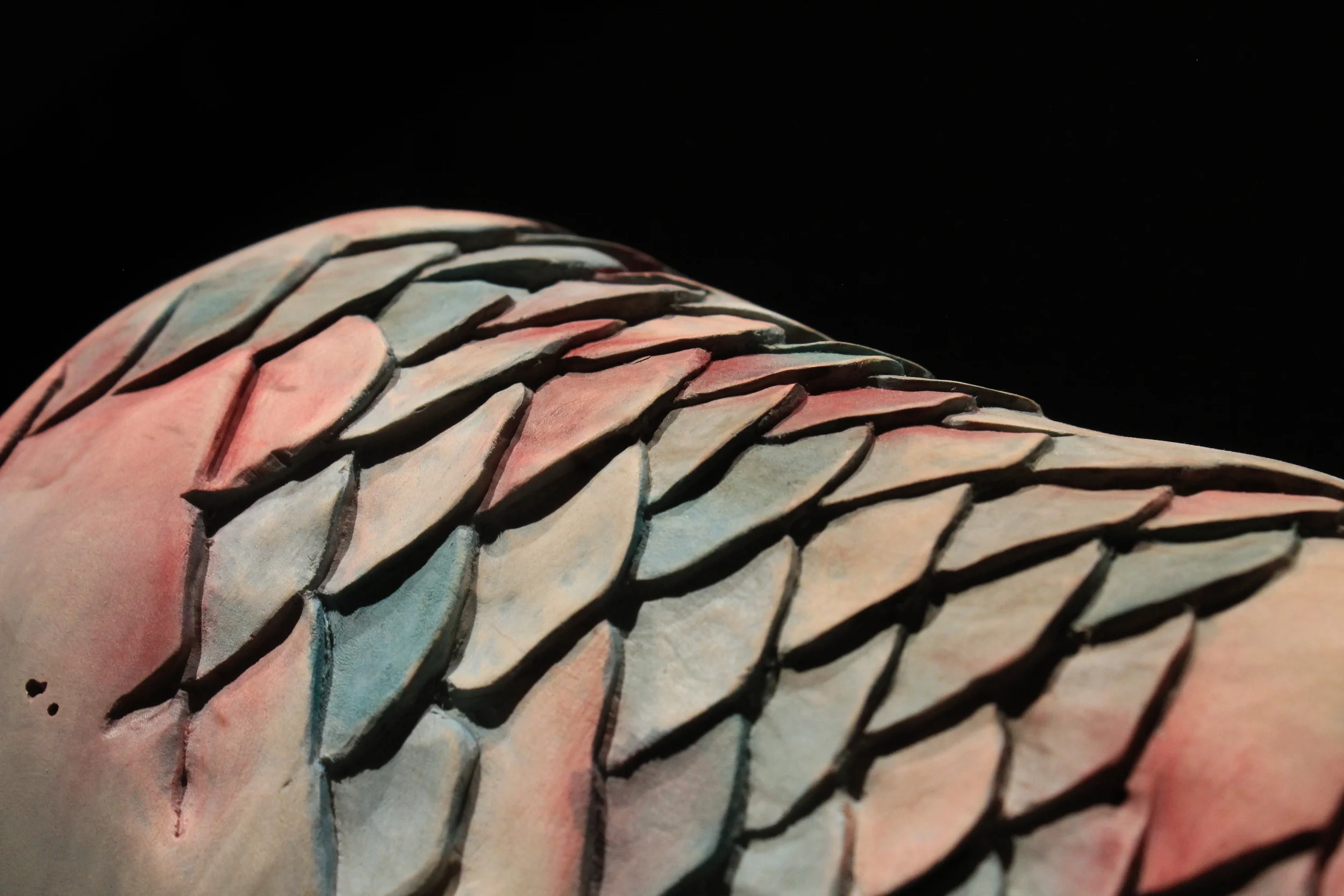 Deception (detail) , 2014. 20" x 22" x 16". Carved Box Elder Maple, Cherry. Available, contact for price.