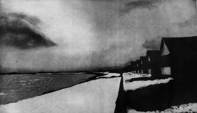 Days Cottages : 2013 etching | 750 9"x15"
