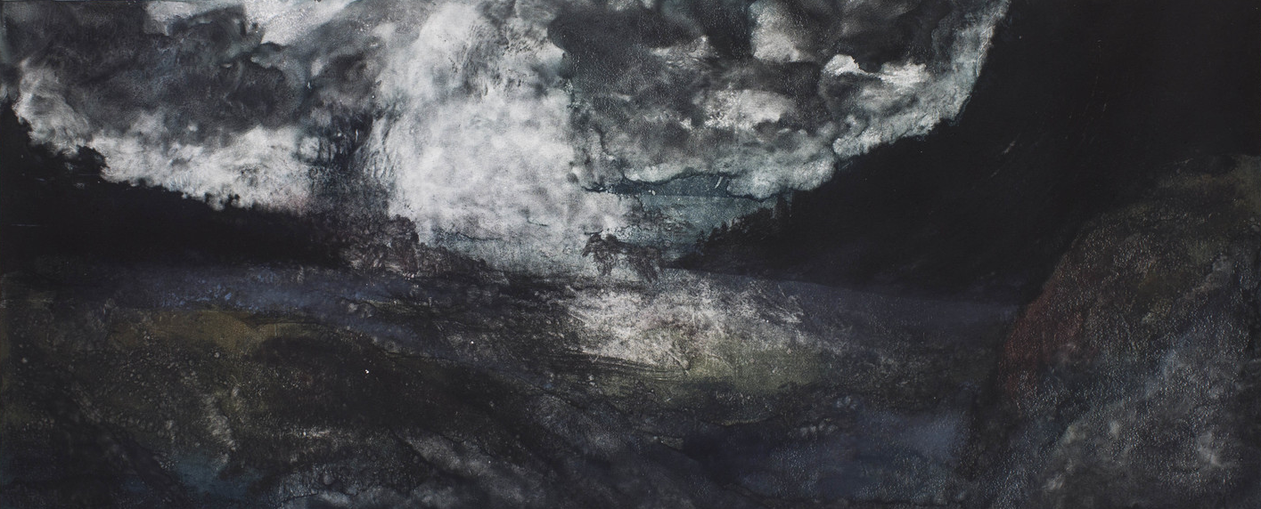 Etching with Monotype, 2014 15"x34"