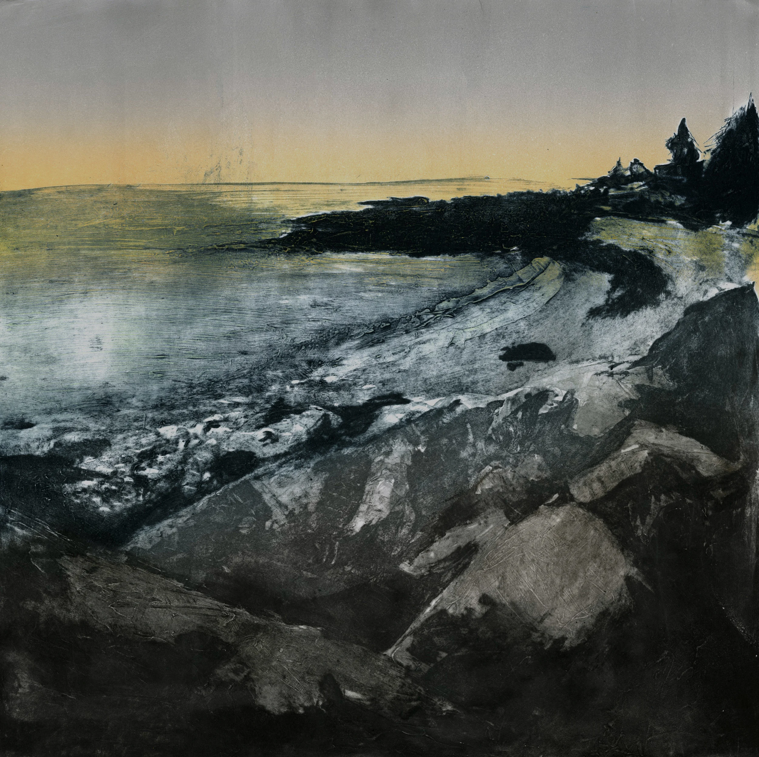 Untitled (triptych 1/3), 2015 Carborundum | 1500 22"x22"