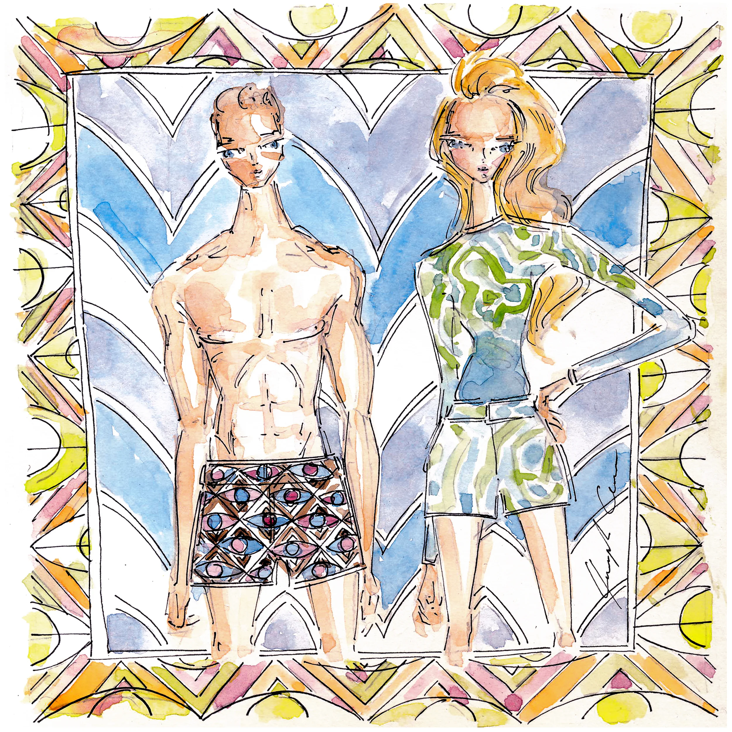 Orlebar Brown x Emilio Pucci @ B1