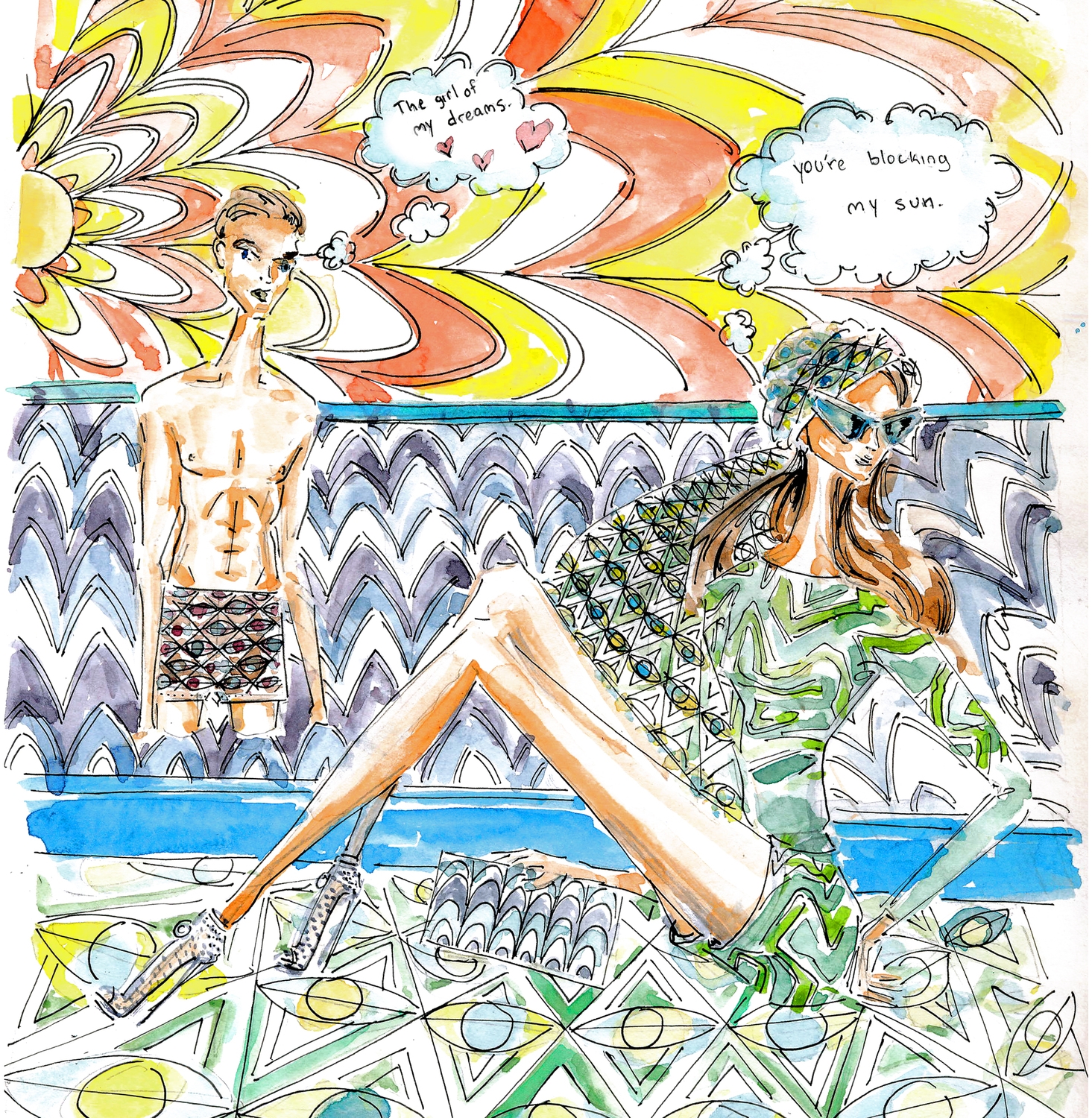 Orlebar Brown x Emilio Pucci @ B1