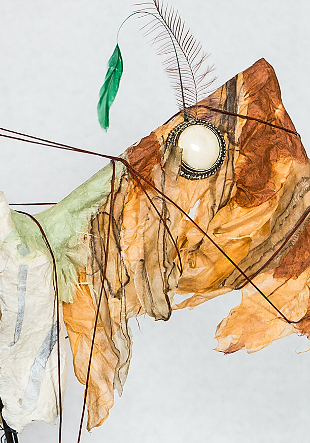 and build your wings on the way down (detail)