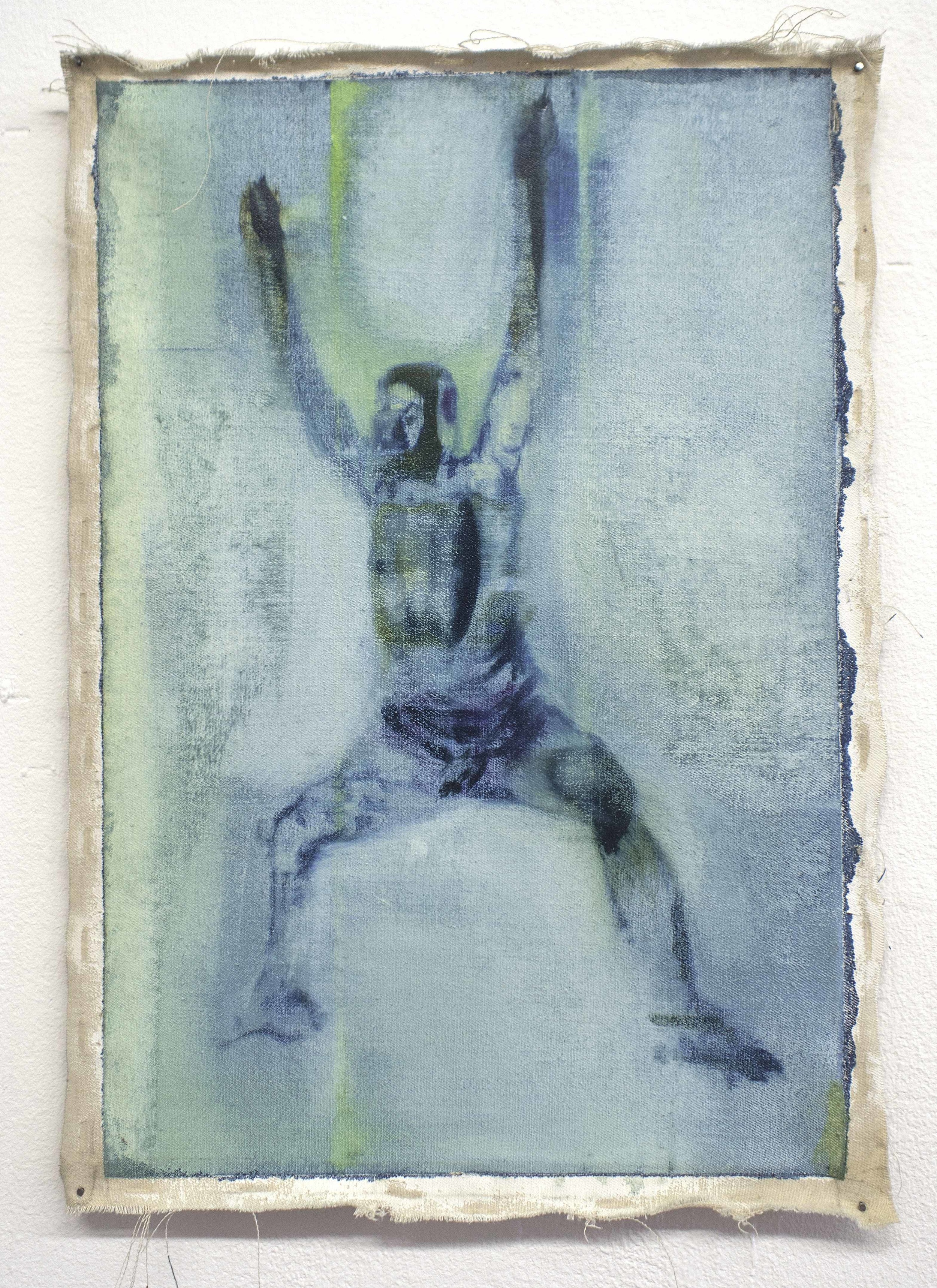'dancing man', oil on canvas, 40x28cm