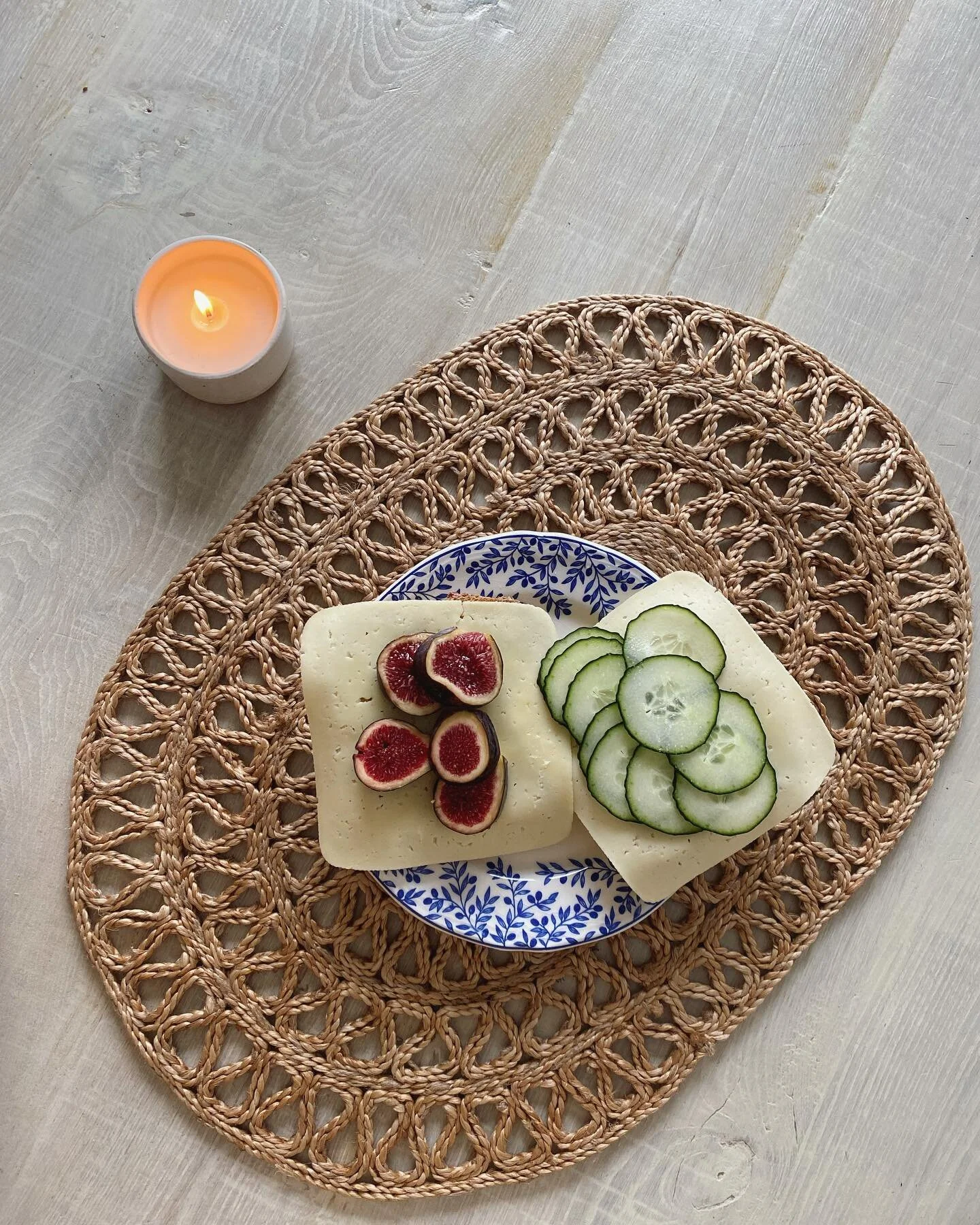 breakfast with a candle. try it!