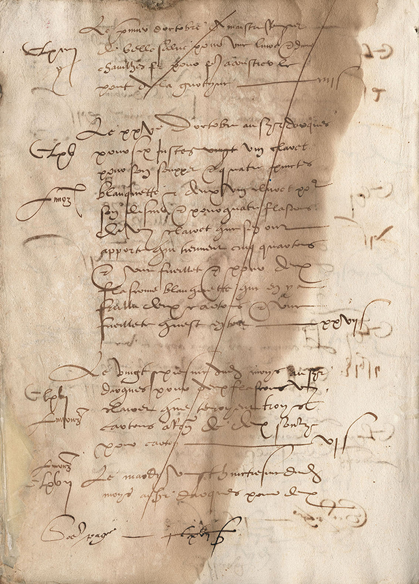 Första skrivna dokumentet om bubblande Blanquette - 1544 ?
