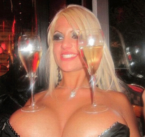 breast feeding champagne.gif