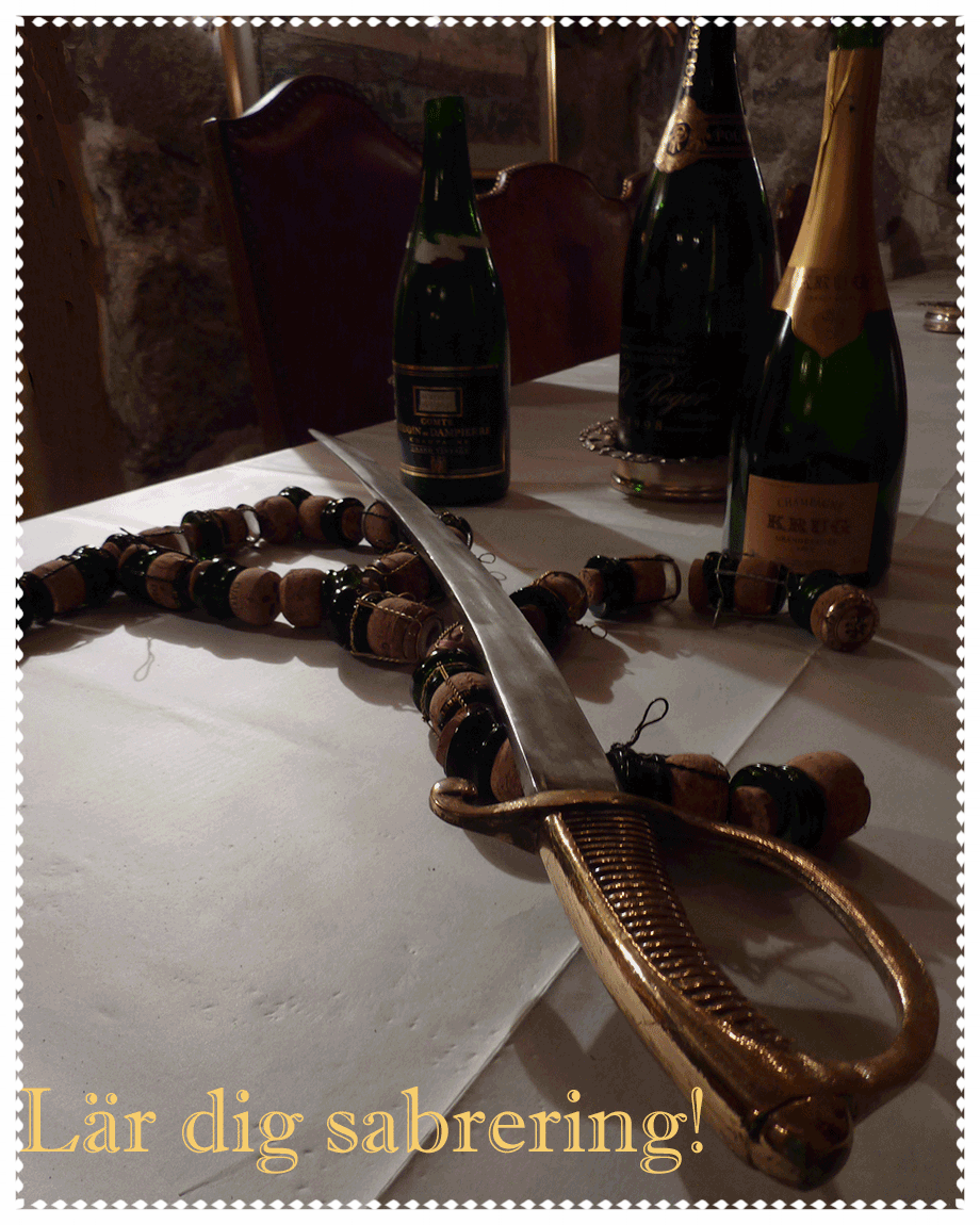 Sabrering - Presentkort Champagneprovning för två!