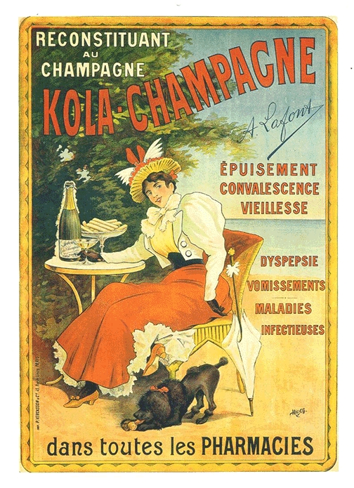 The american dream - cola + champagne…dock inte coke!!