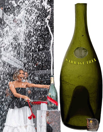 Dopceremoni med champagne….SUPER SPRUT - 1811