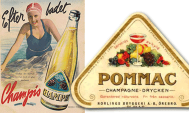 Läskedrycken Pommac från 1919