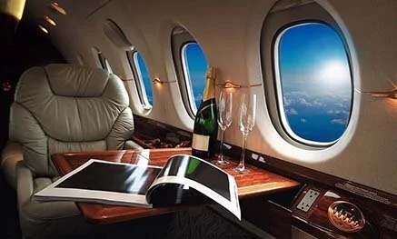 Bättre champagne på några flygbolag