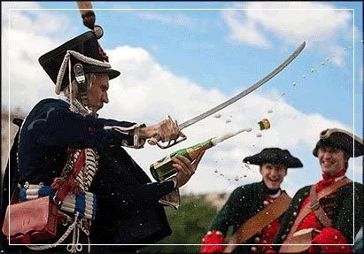 "A la hussarde" sabrera