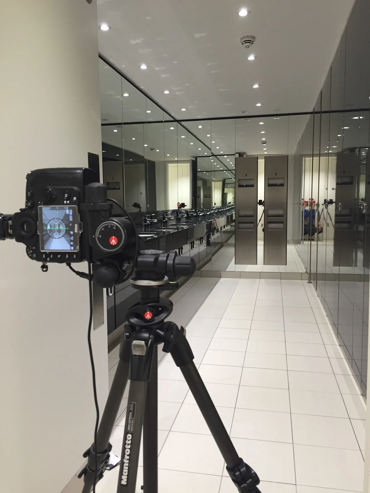 BTS image of recent Polyrey UK, commercial interiors shoot.