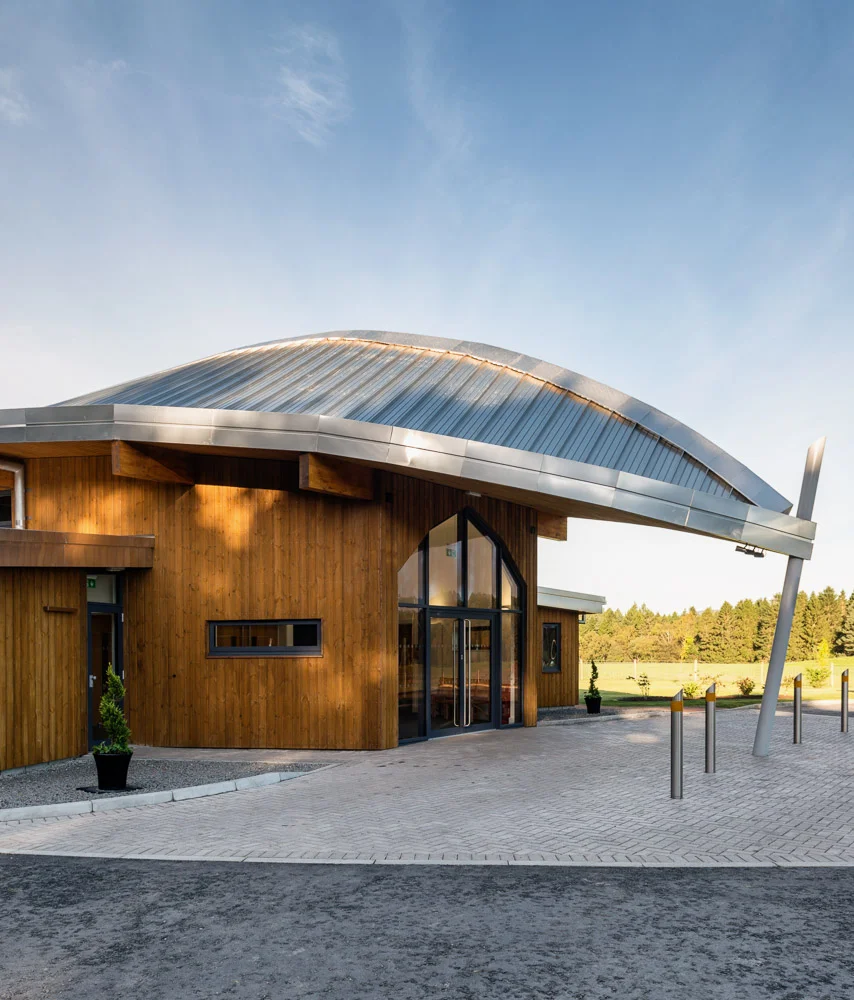 Baldarroch Crematorium photographed for WCP Architects by N Hastie, 2016