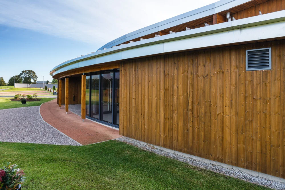 Baldarroch Crematorium photographed for WCP Architects by N Hastie, 2016