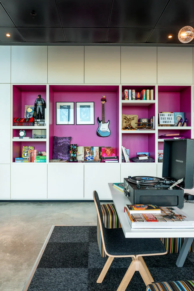 Moxy Hotel, interior.