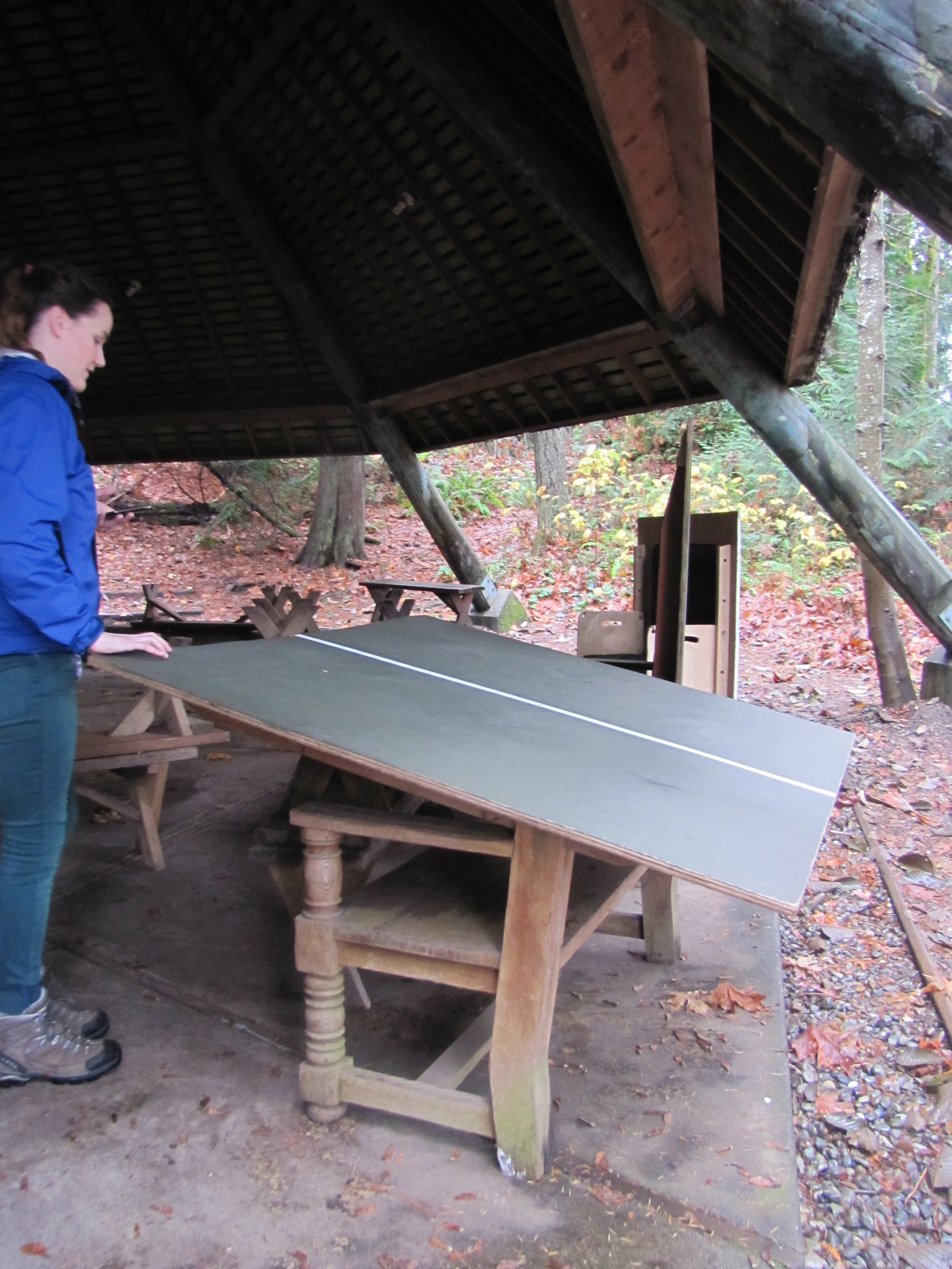 YMCA Camp Colman Ping Pong Benches