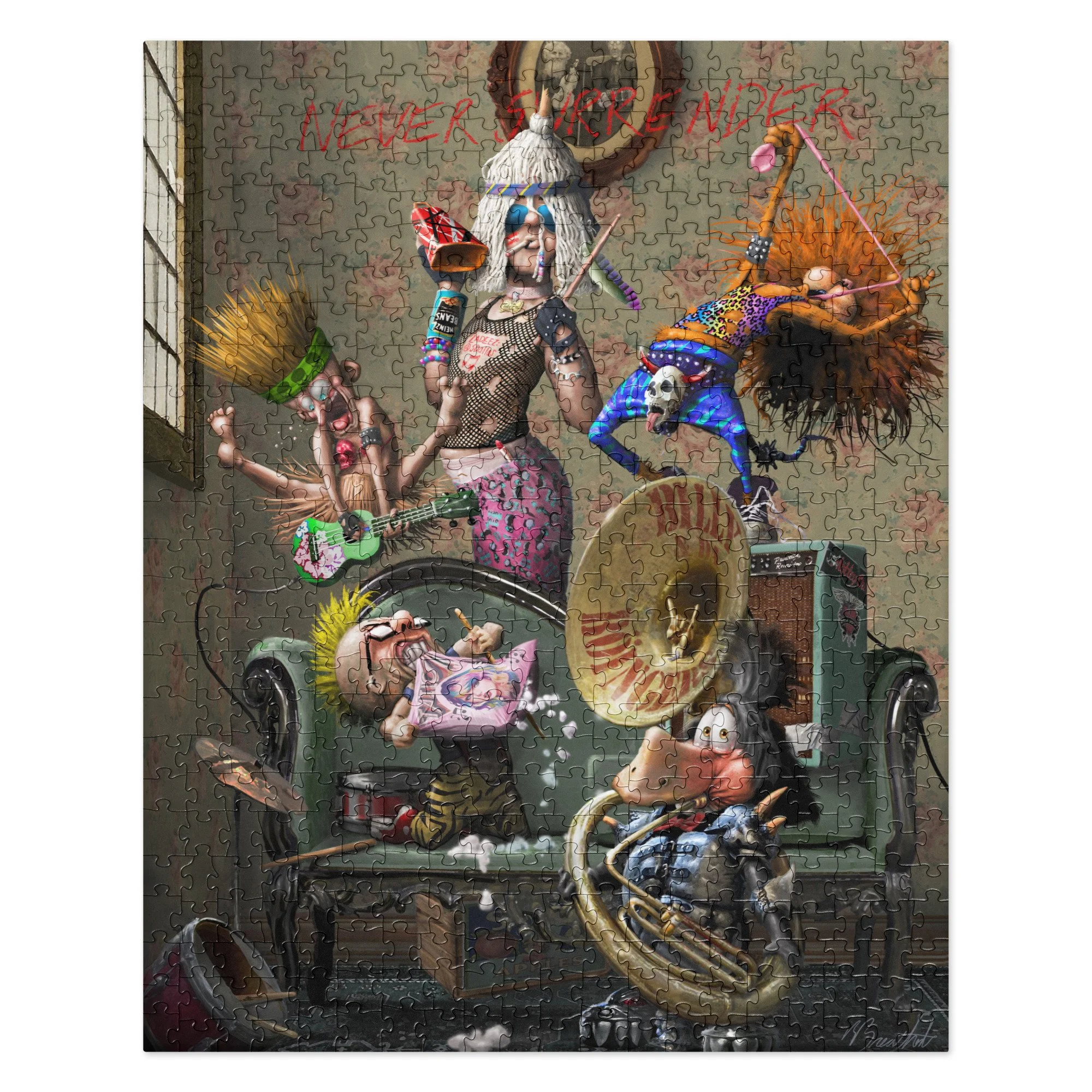 Never Surrender Jigsaw Puzzle